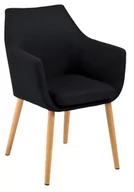 Krzesła - Actona Krzesło Nora, grafitowy, 58x58x84 cm - miniaturka - grafika 1