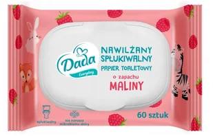 Papier Nawilżony Zapachowy Malinowy Dada 60 Szt - Papier toaletowy - miniaturka - grafika 1