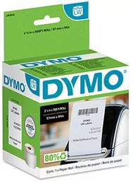 Dymo 2191636, 57mm x 91m, białe, nieprzylepne paragony kasowe - Papier do drukarek - miniaturka - grafika 1