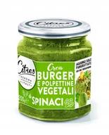 Zdrowa żywność - Citres Creaburger Spinak Pasta warzywna szpinak na vege burgera pulpety - miniaturka - grafika 1