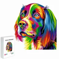 Puzzle - PUZZLE DREWNIANE DLA DZIECI DOROSŁYCH 133 ELEMENTÓW PIES PREZENT DLA DZIECI - miniaturka - grafika 1