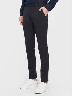 Blend Spodnie materiałowe Napa 20711182 Granatowy Slim Fit - Spodnie męskie - miniaturka - grafika 1
