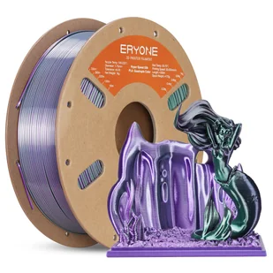 ERYONE High Speed Four-color Silk PLA Filament 1kg - Royal Essence Black - Filamenty i akcesoria do drukarek 3D - miniaturka - grafika 1