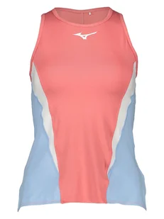 Mizuno Top funkcyjny w kolorze błękitno-różowo-białym - Koszulki i topy damskie - miniaturka - grafika 1