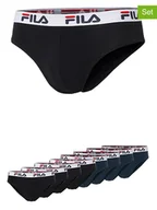 Majtki męskie - Fila Slipy (8 par) w kolorze granatowym i czarnym - miniaturka - grafika 1