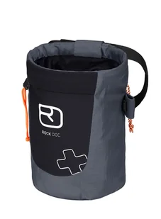 Woreczek na magnezję Ortovox First Aid Rock Doc - black raven - Sprzęt wspinaczkowy - miniaturka - grafika 1