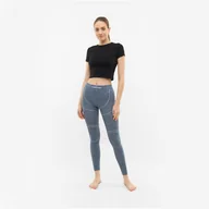 Spodnie sportowe damskie - Spodnie termoaktywne damskie Viking Lana Pro Merino, leggins z wełną Merino - miniaturka - grafika 1