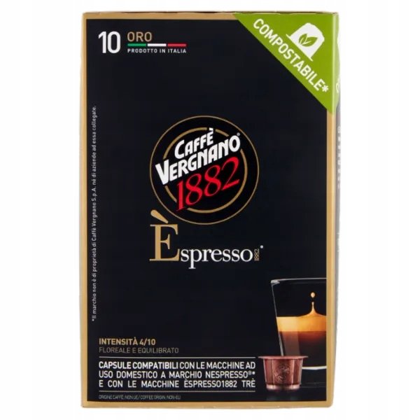 Kawa w kapsułkach 10szt Espresso Arabica Caffe Vergnano do Nespresso
