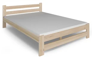 Sosnowe Podwójne Łóżko Z Materacem 140X200 K9-R04 - Łóżka - miniaturka - grafika 2