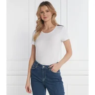 Koszulki i topy damskie - EA7 T-shirt | Slim Fit - miniaturka - grafika 1