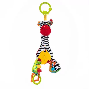 Dumel BaliBazoo Zawieszka Zebra Zoya z pozytywką 84810 - Zawieszki dla dzieci i niemowląt - miniaturka - grafika 1