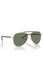 Okulary przeciwsłoneczne - Michael Kors Okulary przeciwsłoneczne Portugal 0MK1146 10143H Złoty - miniaturka - grafika 1