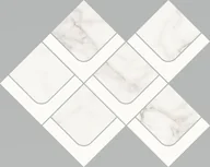 Płytki ceramiczne - Mozaika Silver Wish White Satin Rect 29,7X37,2 Cersanit - miniaturka - grafika 1