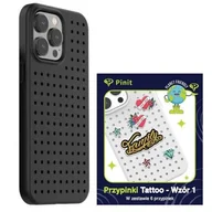 Etui i futerały do telefonów - Etui PINIT Dynamic do Apple iPhone 14 Pro Max Czarny + Pinit Emoji Pin (Wzór 1) - miniaturka - grafika 1