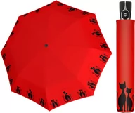 Parasole - Parasol automatyczny Doppler Fiber Magic Cat's Family Red - miniaturka - grafika 1