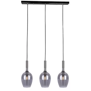 Milagro Lampa wisząca TANGO SMOKED 3xE14 ML6166 - Lampy sufitowe - miniaturka - grafika 1