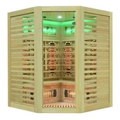Sauny - Sauna na podczerwień kamień solny + turmaliny 150X150X190CM MO-RL3CST Infrared Mazur - miniaturka - grafika 1
