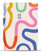 Kalendarze - Kalendarz szkolny 2025/2026 B6 TYGODNIOWY 18MC Linie (73773030 ) - miniaturka - grafika 1