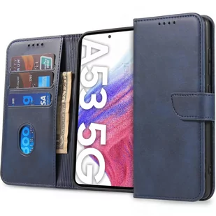 Etui Braders Wallet do Samsung Galaxy A53 5G granatowy - Etui i futerały do telefonów - miniaturka - grafika 1