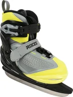 Łyżwy - Roces Łyżwy Moody Ice X czarno-limonkowe 450743 001 30-35 - miniaturka - grafika 1