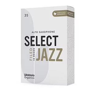 D'Addario Organiczne Select Jazz Filed Alto Stroiki Saksofon - stroiki Sax - Pierwsza i jedyna Organiczna trzcina - 3 miękkie, 5 opakowań - Akcesoria do instrumentów dętych - miniaturka - grafika 1