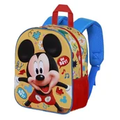 Plecaki - Disney Myszka Miki chłopiec Elite plecak 3D, żółty, 25 x 30 cm, pojemność 7 l - miniaturka - grafika 1