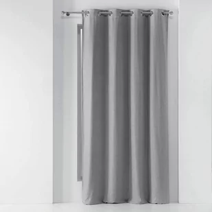 Douceur d'intérieur Douceur dintérieur Zasłona zaciemniająca CHINEA 135 x 240 cm szara 1608889 - Zasłony - miniaturka - grafika 1
