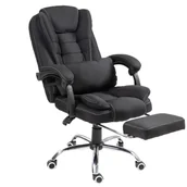 Fotele i krzesła biurowe - FOTEL biurowy NBR004W czarny - miniaturka - grafika 1