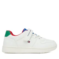 Buty dla chłopców - Sneakersy Tommy Hilfiger T1X9-34344-1355 S Biały - miniaturka - grafika 1