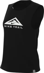 Nike W Nk DF Trail Tank Biustonosz tank top Kobiety, Czarny/Photon Dust, M - Biustonosze - miniaturka - grafika 1