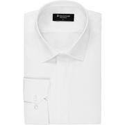 Koszule męskie - Koszula Tailored Kryta Plisa White - Dastan - miniaturka - grafika 1