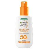 Balsamy i kremy do ciała - Garnier Ambre Solaire Hydra 24H spray ochronny SPF50 150ml - miniaturka - grafika 1