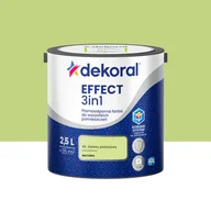 Farby wewnętrzne - Dekoral Farba Effect 3w1 Zielony pistacjowy 2.5 l - miniaturka - grafika 1