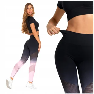 Legginsy Damskie Sportowe Wysoki Stan Push-Up Kryjące na Siłownię MORAJ L - Legginsy Legginsy Damskie Sportowe Wysoki Stan Push-Up Kryjące na Siłownię MORAJ L - Legginsy - miniaturka - grafika 1