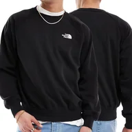 Bluzy męskie - The North Face bluza męska czarna ocieplana bez kaptura NF0A86WAJK3 S - miniaturka - grafika 1