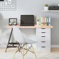 Meble modułowe i akcesoria - vidaXL Blat stołu, 120x50x4 cm, surowe drewno dębowe - miniaturka - grafika 1