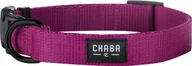 Obroże dla psów - Chaba CHABA OBROŻA TAŚMA REG XL 25mm/38-65cm BORDO - miniaturka - grafika 1