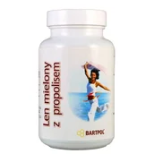 Suplementy naturalne - Bartpol BARTPOL LEN MIELONY Z PROPOLISEM 60 TAB BR221 - miniaturka - grafika 1