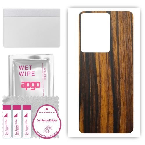 folia naklejka skórka strukturalna na TYŁ do Vivo Y200 - Drewno Tygrysie - apgo SKINS