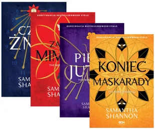 Pakiet Czas Żniw. Tomy 1-4 Czas Żniw, Zakon Mimów, Pieśń jutra, Koniec maskarady - Samantha Shannon - książka - Fantasy - miniaturka - grafika 1