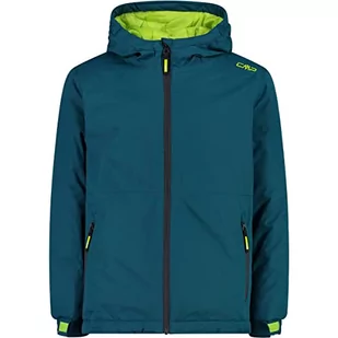 CMP - Kid Jacket Fix Hood, Boy, Deep Lake, 176 - Kurtki i płaszcze dla chłopców - miniaturka - grafika 1