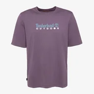 Koszulki męskie - TIMBERLAND T-SHIRT ANTI-UV OUTDOOR GRAPHIC TEE - Timberland - miniaturka - grafika 1