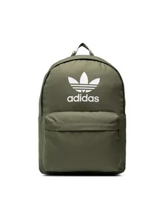 Adidas Plecak adicolor Backpack HK2624 Zielony - Plecaki - miniaturka - grafika 1