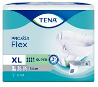 Pieluchy dla dorosłych - Tena Flex ProSkin Super, Pieluchomajtki dla dorosłych, 105-153cm, Extra Large - miniaturka - grafika 1