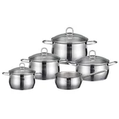 Zestawy garnków i patelni - ELO Platin 90516 5-częściowy zestaw garnków 90516 - miniaturka - grafika 1