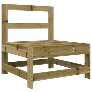 Ogrodowa sofa środkowa, impregnowane drewno sosnowe Lumarko! - Sofy ogrodowe - miniaturka - grafika 3