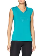 Koszulki i topy damskie - ENERGETICS Damska koszulka Tank Galia 2 turkusowy ciemnoturkusowy 36 - miniaturka - grafika 1