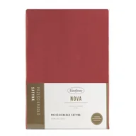 Prześcieradła - Prześcieradło NOVA 180 x 210 cm czerwony - miniaturka - grafika 1