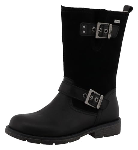 Lurchi Hedi 1-TEX modne kozaki, czarne, rozmiar 36 EU, czarny, 36 EU