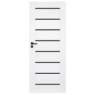 Drzwi wewnętrzne - Drzwi pokojowe PRIM białe 80 prawe - miniaturka - grafika 1